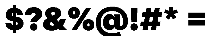PizGrotesk Black Font OTHER CHARS