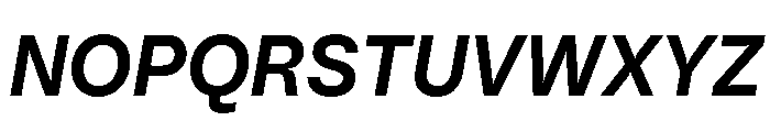 PizGrotesk BoldOblique Font UPPERCASE