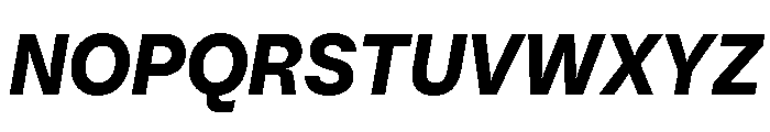 PizGrotesk ExtraBoldOblique Font UPPERCASE