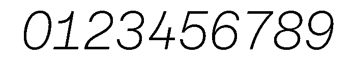 PizGrotesk ExtraLightOblique Font OTHER CHARS
