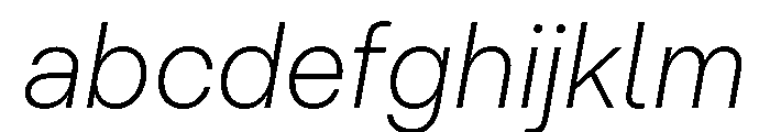 PizGrotesk ExtraLightOblique FONT