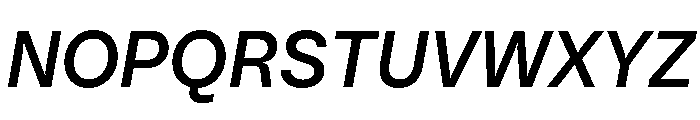 PizGrotesk SemiBoldOblique Font UPPERCASE