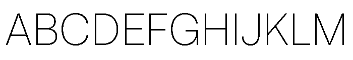 PizGrotesk Thin Font UPPERCASE