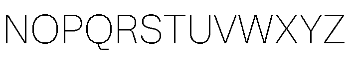 PizGrotesk Thin Font UPPERCASE