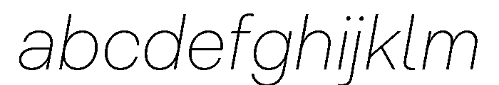 PizGrotesk ThinOblique FONT
