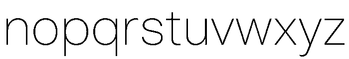 PizGrotesk Thin Font LOWERCASE