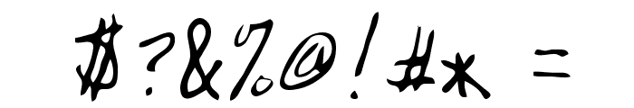 Piikoi Regular Font OTHER CHARS