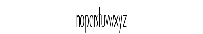 Pintop-ExtracondensedRegular Font LOWERCASE