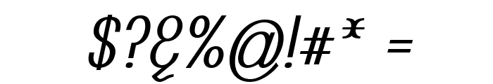 Pip-Italic Font OTHER CHARS