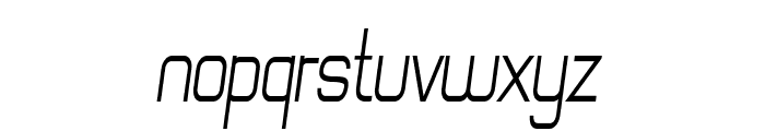 Pipsqueak-CondensedItalic Font LOWERCASE