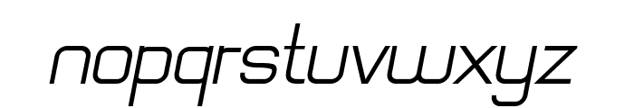 Pipsqueak-Italic Font LOWERCASE