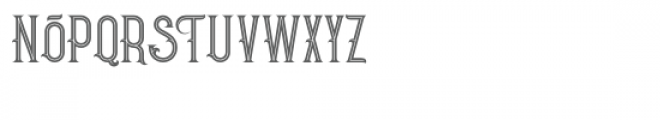 Pirate Inline Font LOWERCASE