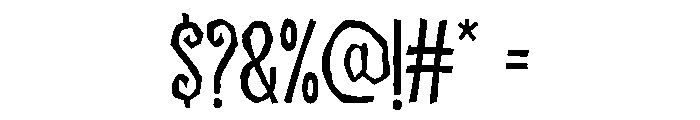 Pickles Regular Font OTHER CHARS