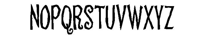 Pickles Regular Font UPPERCASE