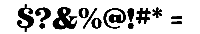 Pickworth Old Style Regular Font OTHER CHARS