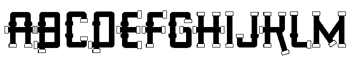 Pipeline Capped Font UPPERCASE