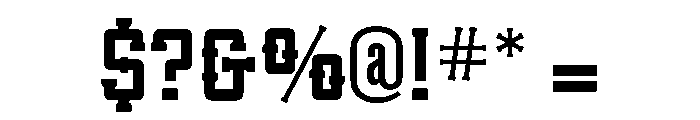 Pipeline Oil Font OTHER CHARS