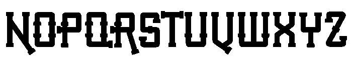 Pipeline Oil Font UPPERCASE