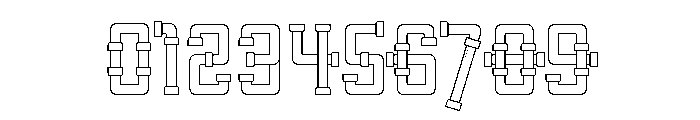 Pipeline Regular Font OTHER CHARS