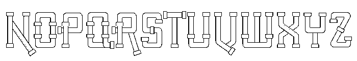 Pipeline Regular Font UPPERCASE