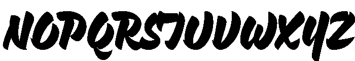 Pique Black Font UPPERCASE