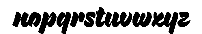 Pique Black Font LOWERCASE