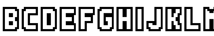 PKMN Pinball Regular Font UPPERCASE