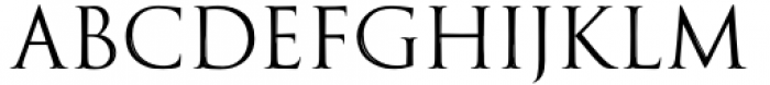 PKG Roman Capitals Regular Font UPPERCASE