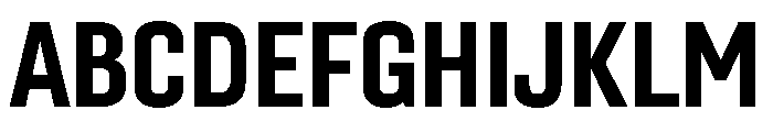 Placa Extra Bold Font UPPERCASE