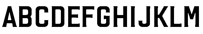Placa Fina Font UPPERCASE
