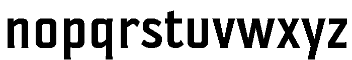 Placa Fina Font LOWERCASE