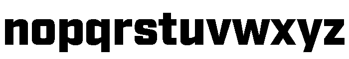 Placa Heavy Font LOWERCASE