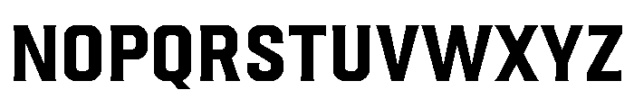 Placa Mediana Font UPPERCASE