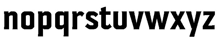 Placa Mediana Font LOWERCASE