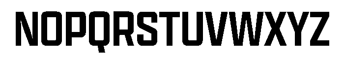 Placa Medium Font UPPERCASE