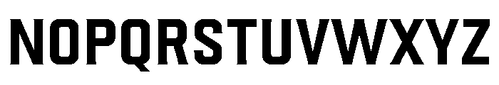 Placa Regular Font UPPERCASE