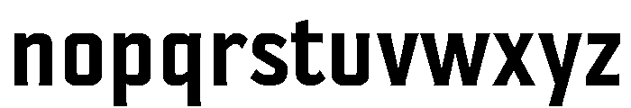 Placa Regular Font LOWERCASE