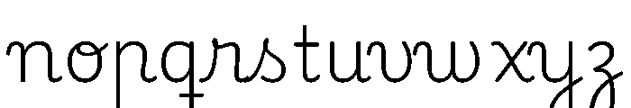 Playwrite CC AR ExtraLight Font LOWERCASE