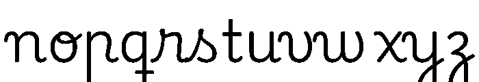 Playwrite CC AR Light Font LOWERCASE