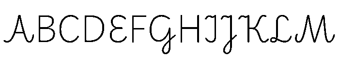 Playwrite CC AT ExtraLight Font UPPERCASE