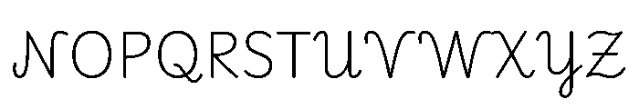 Playwrite CC AT ExtraLight Font UPPERCASE