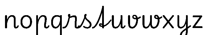 Playwrite CC AT Light Font LOWERCASE