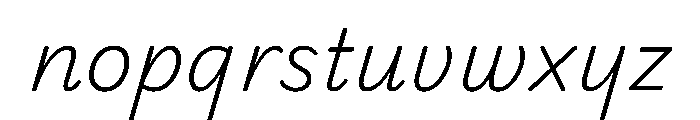 Playwrite CC AU NSW ExtraLight Font LOWERCASE