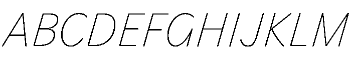 Playwrite CC AU NSW Thin Font UPPERCASE