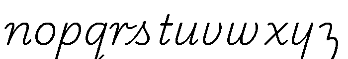Playwrite CC AU QLD ExtraLight Font LOWERCASE
