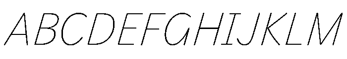 Playwrite CC AU QLD Thin Font UPPERCASE