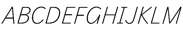 Playwrite CC AU SA ExtraLight Font UPPERCASE