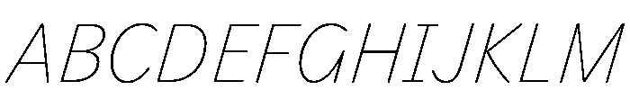 Playwrite CC AU SA Thin Font UPPERCASE