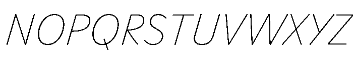 Playwrite CC AU SA Thin Font UPPERCASE