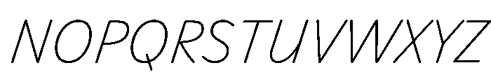 Playwrite CC AU VIC ExtraLight Font UPPERCASE